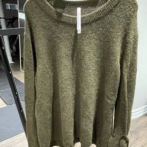 Babaton group sweater with ties on the sleeves